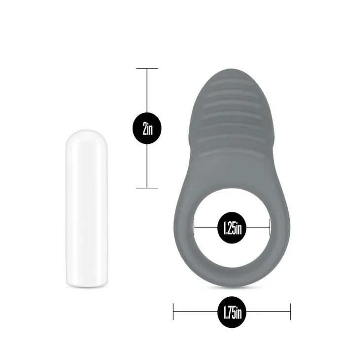 Male Sex Toys | Honey’s Toy 美國Blush Noje | C1 Slate: Rechargeable Vibrating Penis Ring - Made with Puria Silicone 可充電振動陰莖環 - Male Sex Toys | Honey’s Toy 美國Blush Noje | C1 Slate: Rechargeable Vibrating Penis Ring - Made with Puria Silicone 可充電振動陰莖環 -