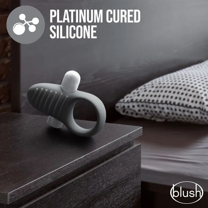 Male Sex Toys | Honey’s Toy 美國Blush Noje | C1 Slate: Rechargeable Vibrating Penis Ring - Made with Puria Silicone 可充電振動陰莖環 - Male Sex Toys | Honey’s Toy 美國Blush Noje | C1 Slate: Rechargeable Vibrating Penis Ring - Made with Puria Silicone 可充電振動陰莖環 -