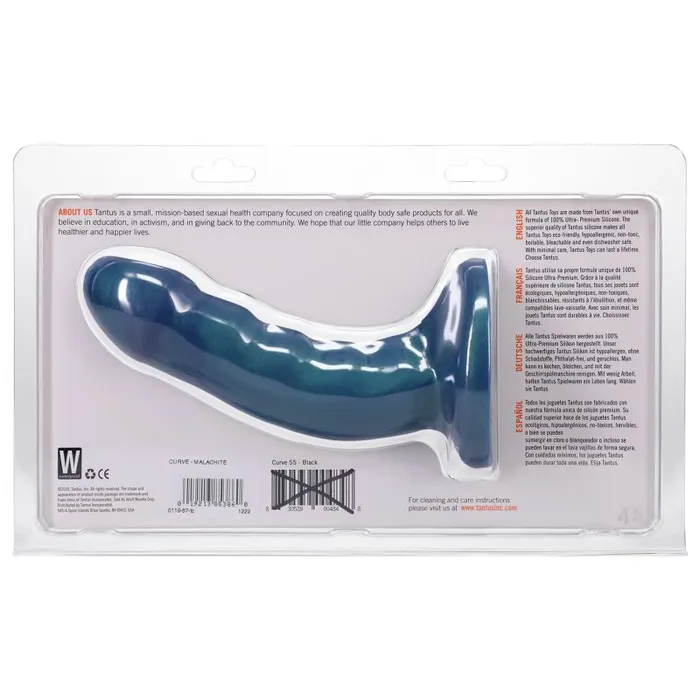 Curve Dildo Malachite Tantus Dildos