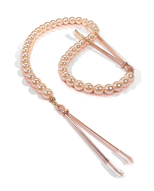 Global Novelties Nipple Clitoral Toys Nixie Pearl Drop Tweezer Nipple Clamps Global Novelties Nipple Clitoral Toys Nixie Pearl Drop Tweezer Nipple Clamps