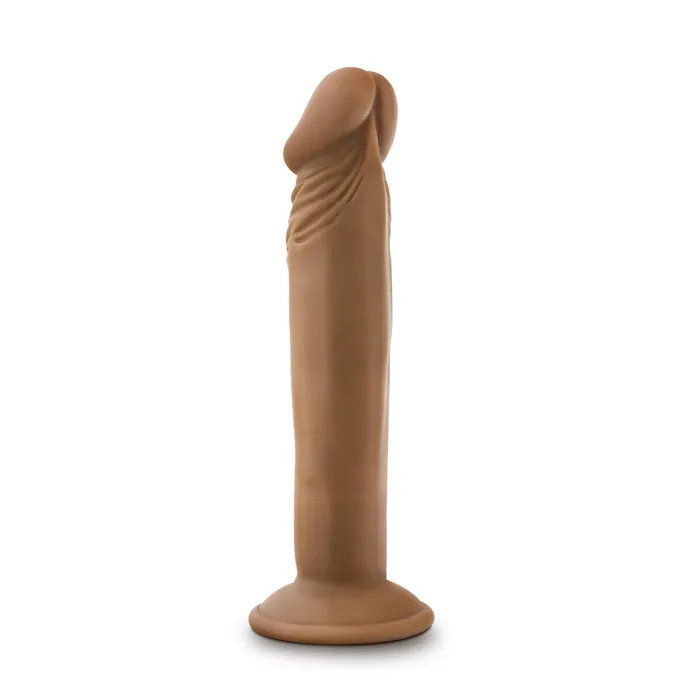 Blush Dr Skin By Blush Dr Small Realistic Mocha 65Inch Long Dildo With Suction Cup Base Dildos