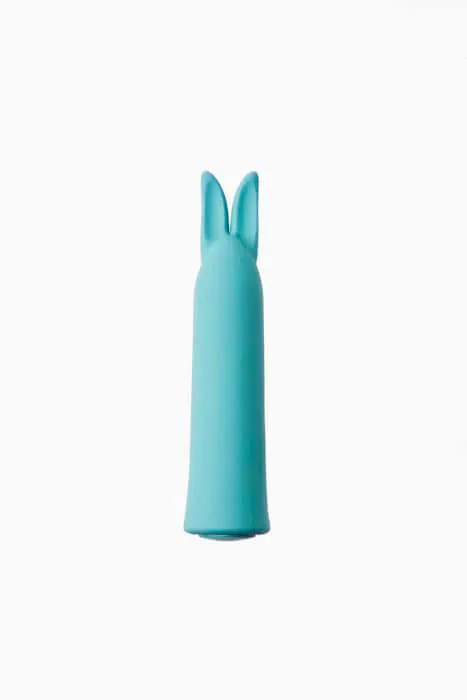 Nu Sensuelle Vibrators Sensuelle Point Bunny 20 Function Vibrator Teal Blue Powerful Smooth Rechargeable