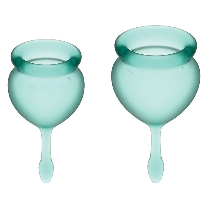 Vibrators SATISFYER Satisfyer Feel Good Menstrual CupDark Green